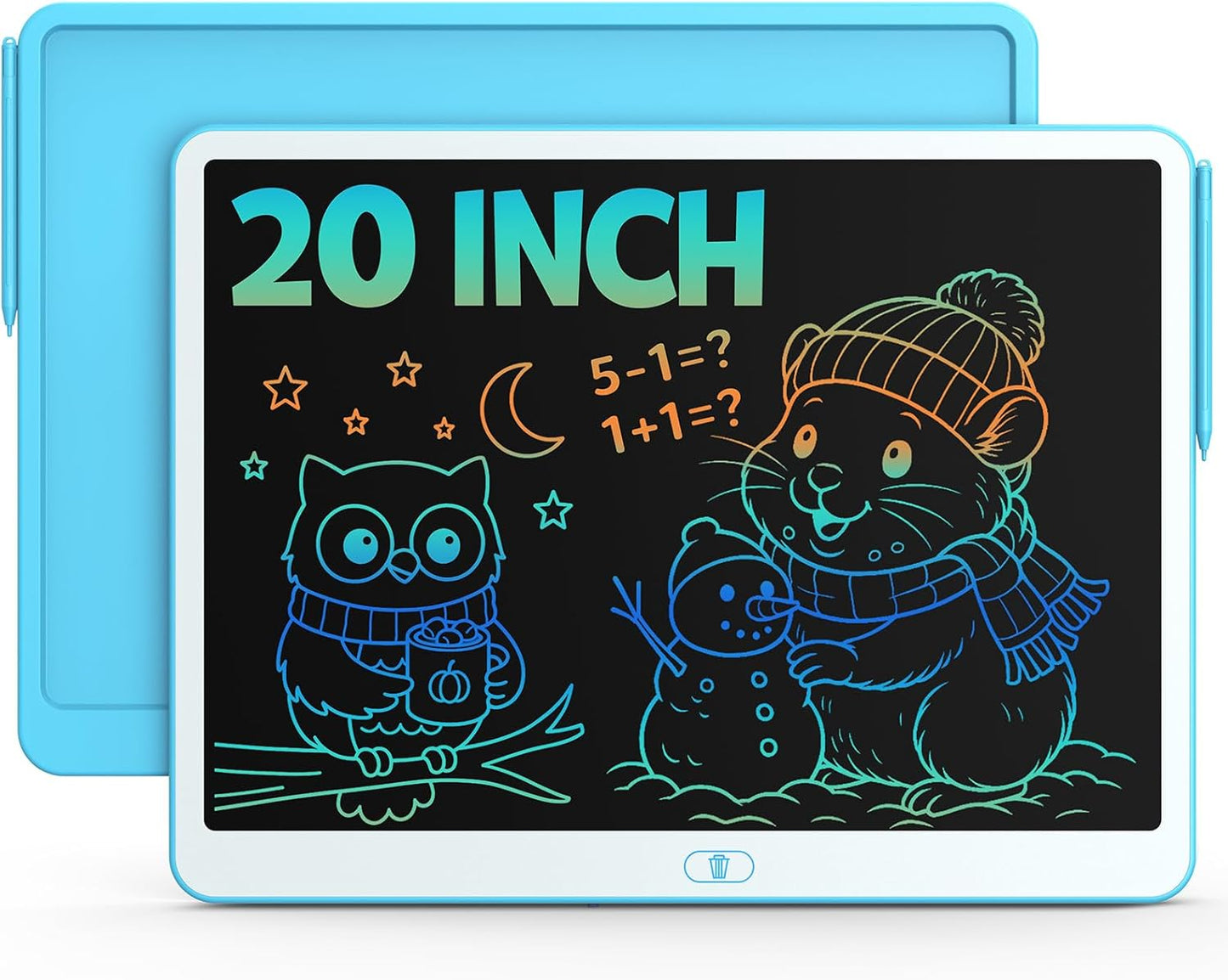 Bravokids 12 Inch LCD Writing Tablet for 3 Year Olds - Electronic Drawing Pad and Doodle Board as Educational Birthday Gifts for Girls and Boys (Pink)