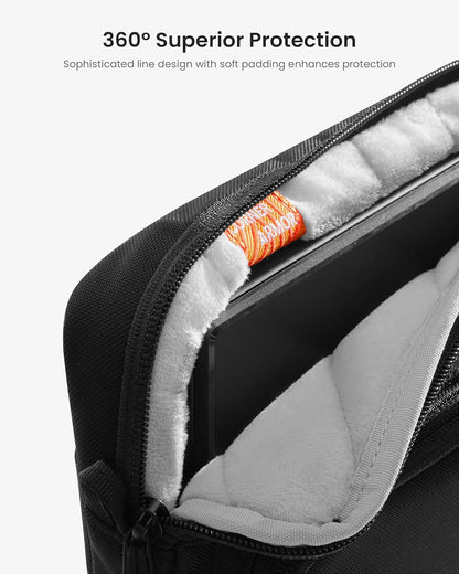 tomtoc 360 Protective Laptop Shoulder Bag for 16-inch MacBook Pro M5/M4/M3/M2/M1 Pro/Max 2026-2019, Water-resistant Sleeve for Dell XPS 15 Surface Book 3 The New Razer Blade 16