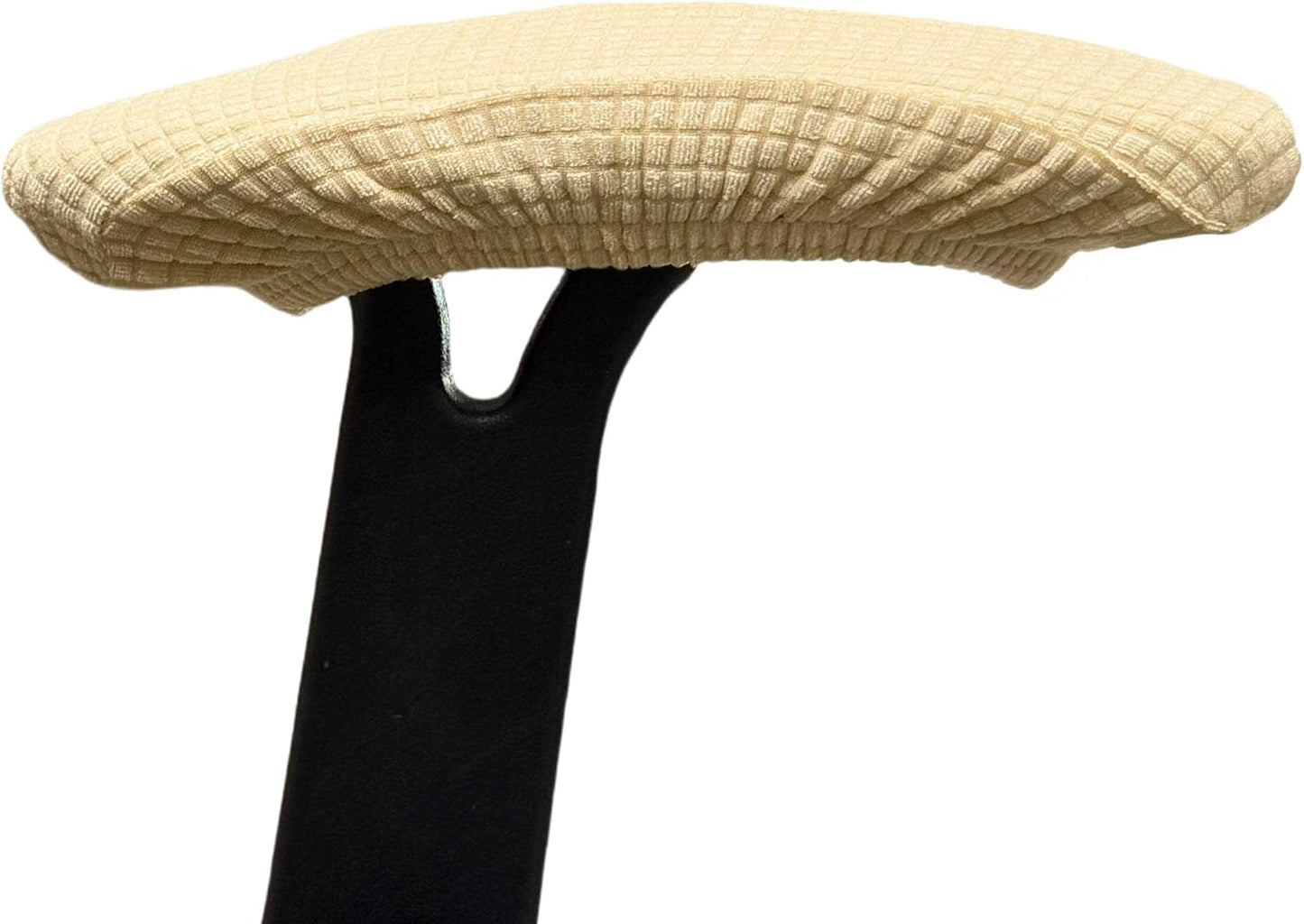 Melaluxe Stretch Office Chair Armrest Covers, Arm Rest Slipcovers (Black)