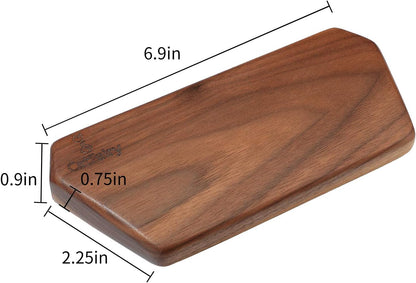 Wooden Keyboard Wrist Rest, Keyboard Wooden Palm Rest，Keyboard Wrist Rest Pad, Solid Wood Mouse Pad Wrist Guard, Ash Wood Wrist Rest, Wrist Pad for Keyboard, (Fraxinus Excelsior,11.8in)