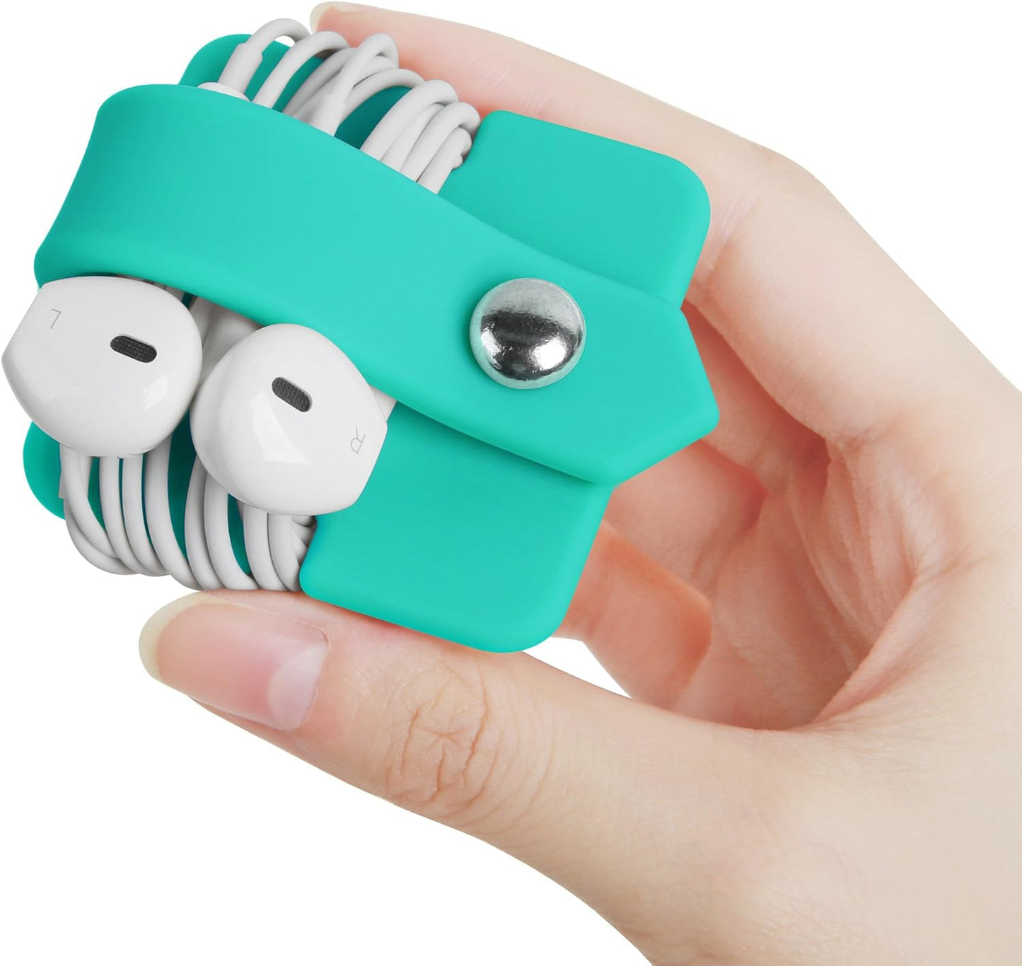 Headphone Case Cord Organizer Earbuds Holder Earphones Case Wrap Winder Headset Keeper Cord Manager Cable Organizer Black | Cord Organizer