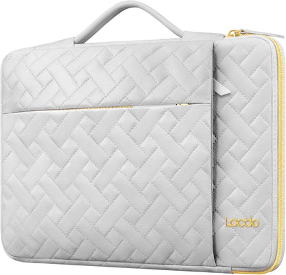Lacdo 360° Protective 16 Inch Laptop Sleeve Case for 16 Inch HP Lenovo ASUS Acer Dell Laptop/HP Pavilion Envy/Lenovo ThinkPad IdeaPad/Acer Swift/ASUS Vivobook/Dell Computer Bag, Black