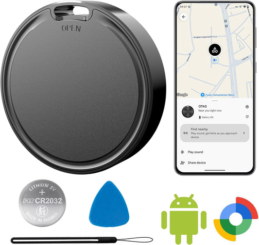 Air Tags for Android,Air Tags-4 Pack Android,Android Tracker Tags,2 Year Battery Life,Google Find Trackers for Google'S Find Hub App,IP65 Waterproof Luggage Tracker Android for Keys,Wallets,Suitcases