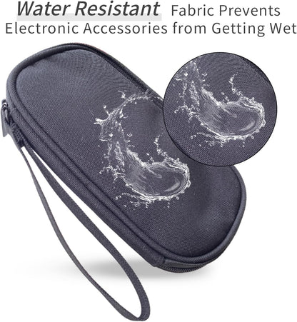 Electronics Organizer Travel Case, Cable Organizer Travel Essentials Tech Pouch,Suitable for Charger, Cable, Phone，Flash Drive,Bohemian leaves