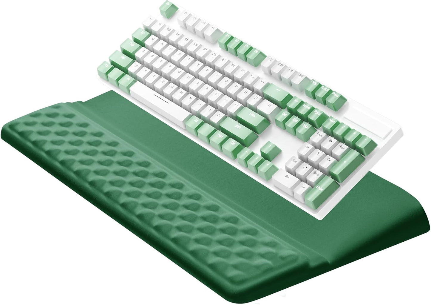 Ospelelf Tilt Keyboard Stand with Wrist Rest, Comfy Ergonomic Keyboard Riser Holder for Office Home