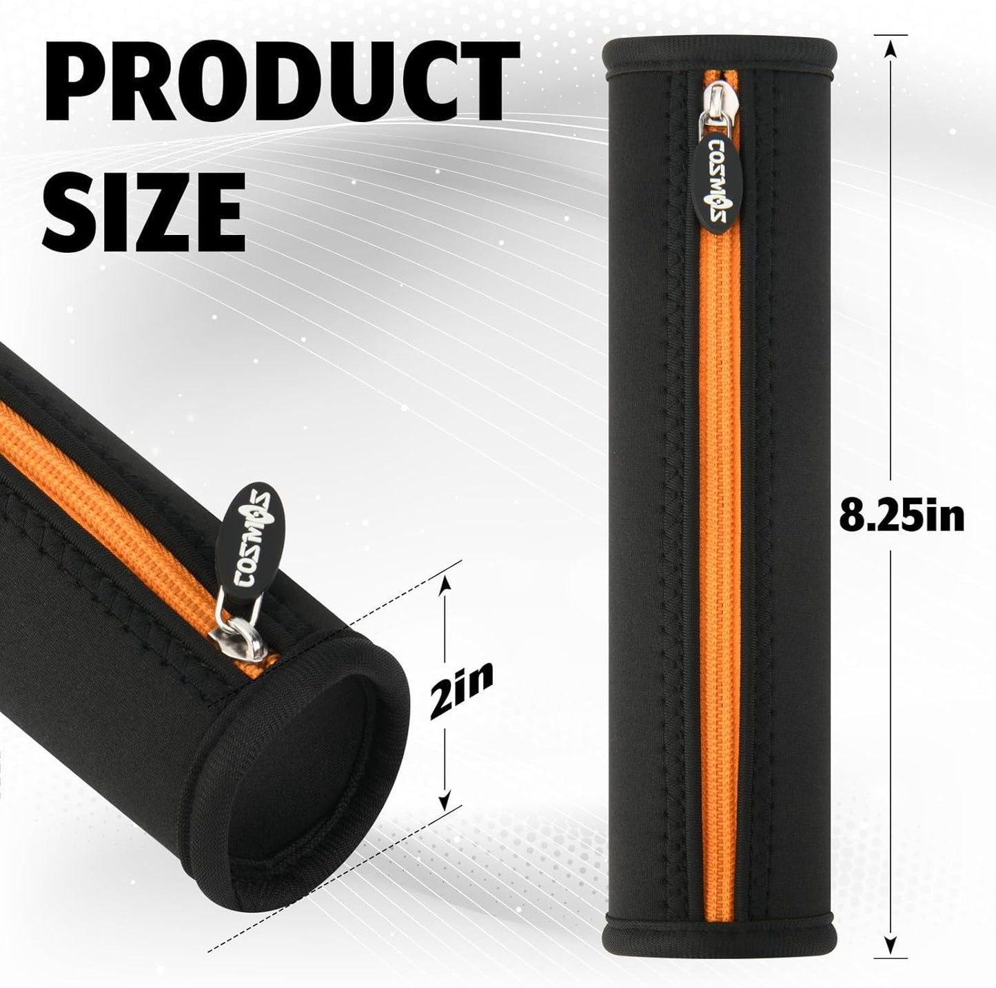 Cosmos Black Color EVA Hard Shell Stylus Pen Pencil Case Holder Compatible with Apple Pencil, Wacom Stylus Executive Fountain Pen, Ballpoint Pen, Stylus Touch Pen
