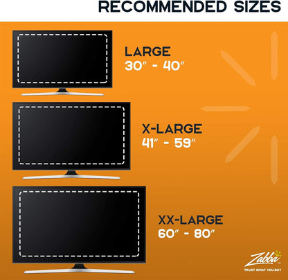 Luminoodle Color Bias Lighting, USB TV and Monitor Backlight LED Strip Lights Kit with Dimmer, Remote - 6.6 ft for 24" to 60" TV - Medium