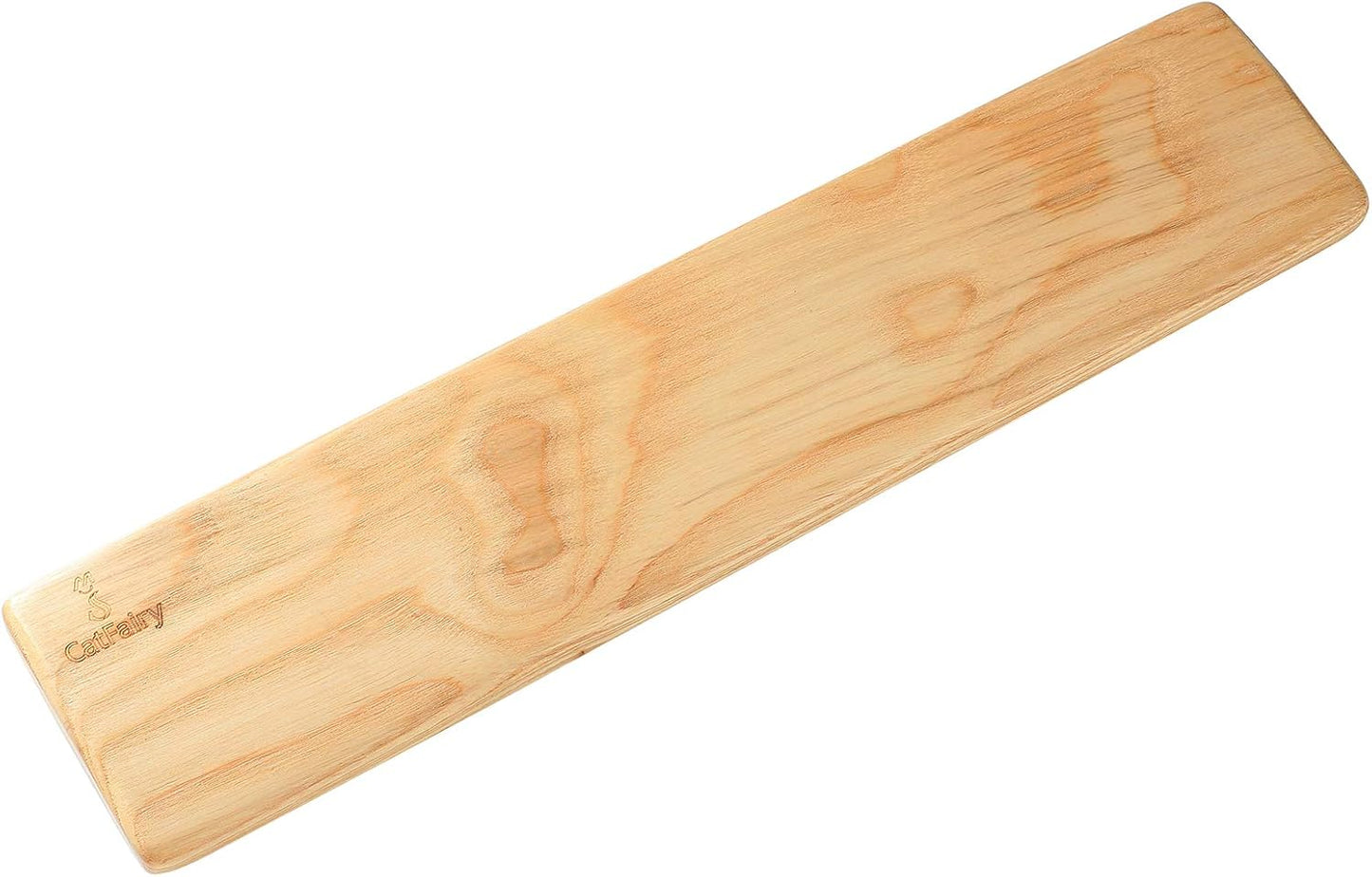 Wooden Keyboard Wrist Rest, Keyboard Wooden Palm Rest，Keyboard Wrist Rest Pad, Solid Wood Mouse Pad Wrist Guard, Ash Wood Wrist Rest, Wrist Pad for Keyboard, (Fraxinus Excelsior,11.8in)