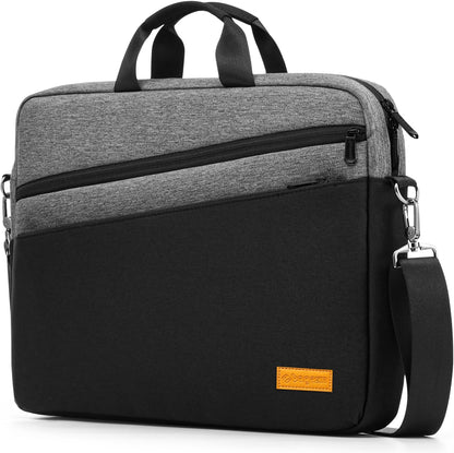 bagasin 15 15.6 16 inch Laptop Computer PC Shoulder Bag Carrying Case, Water-Repellent Fabric Briefcase, Lightweight Toploader, Business Casual or School