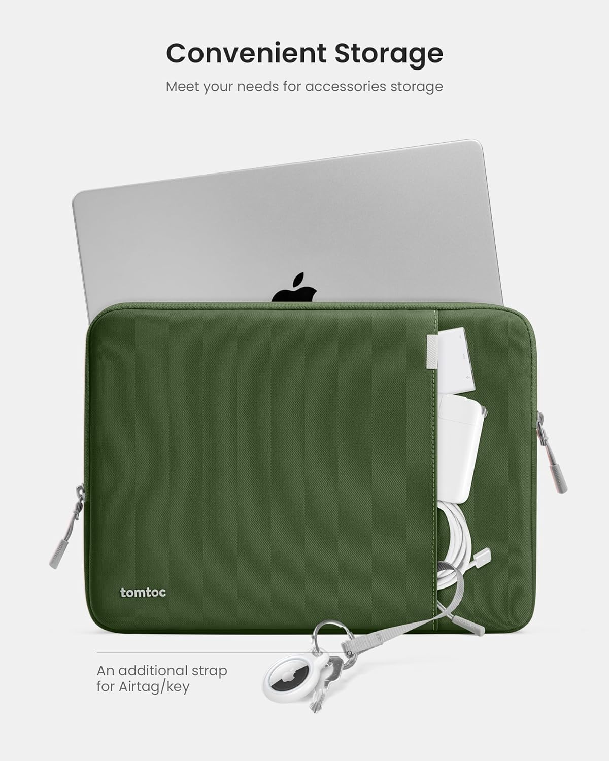 tomtoc 360° Protective Tablet Sleeve for 2026 iPad Air 11-inch (M4/M3/M2), iPad Pro 11-inch (M5/M4/4th/3rd/2nd/1st Gen) with Magic Keyboard/Smart Keyboard Folio, 11" iPad Water-Resistant Tablet Case