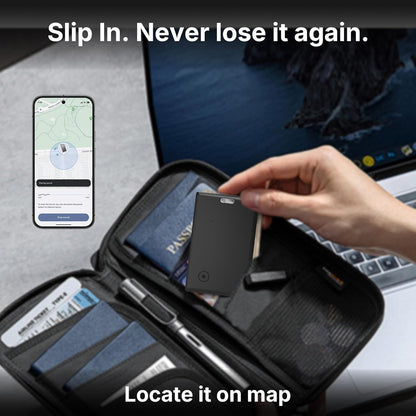 Wallet Tracker Card for Android – Google Find Hub Compatible GPS Tracking Card, Ultra-Thin Smart Card Tracker Fits Any Wallet, No Subscription Required(Android Wallet Tracker)