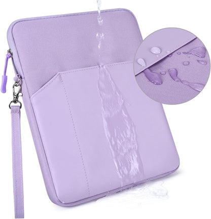 CAAORDKSO 9-11 Inch Tablet Sleeve Case, Tablet Bag Carrying Travel Pouch for iPad 11-inch A16 2025, 11 inch iPad Air M3 M2 / Pro M4, 10.2 10.9" iPad, Galaxy Tab S8/S9 11"/ Galaxy Tab A9+ Bag, Purple