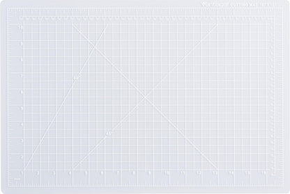 Dahle Vantage 10670 Premium Self-Healing Cutting Mat, 9"x12", 1/2" Grid, 5 Layers for Max Healing, Perfect for Crafts & Sewing, Black