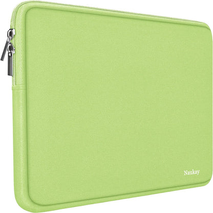 Naukay Laptop Sleeve Case, 15.6 Inch,Resistant Neoprene Notebook Computer Pocket Case/Tablet Briefcase Carrying Bag Compatible Asus/Dell/Fujitsu/HP/Sony/Toshiba/Acer- (Black)