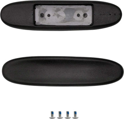 MYFUNSHOP Gaming Chair Replacement Armrest Arm Pads Universal Soft PU Office Chair Replacement Parts(1 Pair) Black