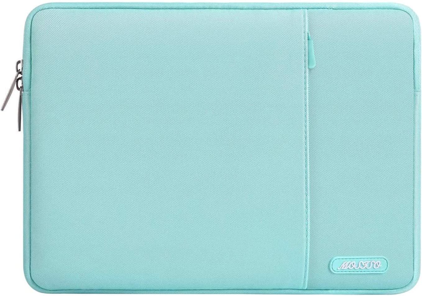 MOSISO Laptop Case 13.3 inch, 13-13.3 inch Laptop Sleeve Compatible with MacBook Air/Pro 13/Pro 14 M5 M4 M3 M2 M1, HP Dell ASUS Lenovo,Polyester Vertical Computer Sleeve Bag with Pocket, Antique Green - Colors A