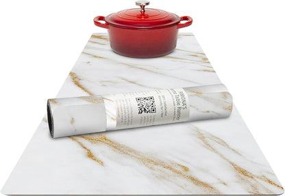 RIMONA'S Heat Resistant Table Runner - Waterproof, Trivet Runner, Heat Proof Table Protector, Trivet Table Runner, Ideal for Gifting, Mother-in-Law Gift, All-Natural Cork Table Runner