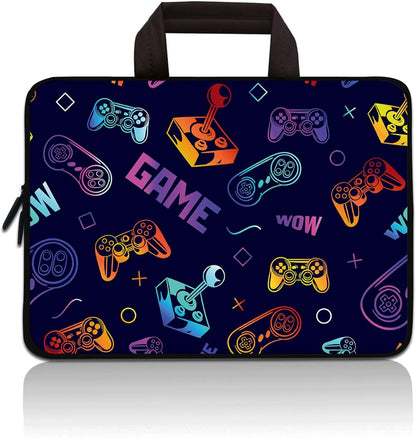 Universal 7~9 inch Kids Tablet Portable Neoprene Zipper Carrying Sleeve Case Bag Fits 7" 8" 8.5" 8.9" 9" iPad Mini 5 4 3 2 1, Galaxy Tab A 8.0 (Rocket)