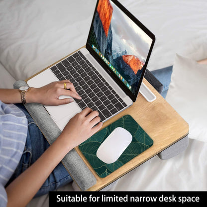 Audimi Small Mouse Pad 6 x 8 Inch, Mini Mouse Pad Thick for Laptop Wireless Mouse Home Office Travel, Portable & Washable (Black)