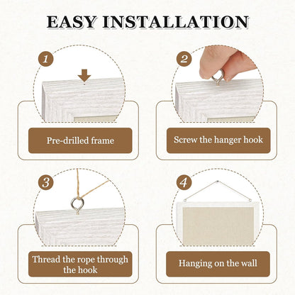 DOLLAR BOSS Bulletin Boards with Linen 1-Pack 16''X 12'' Double-Sided Cork Board for Walls Wood Framed Bulletin Boards, Small Pin Board for Home Kitchen Office Decorative Hanging 10 Pushpins