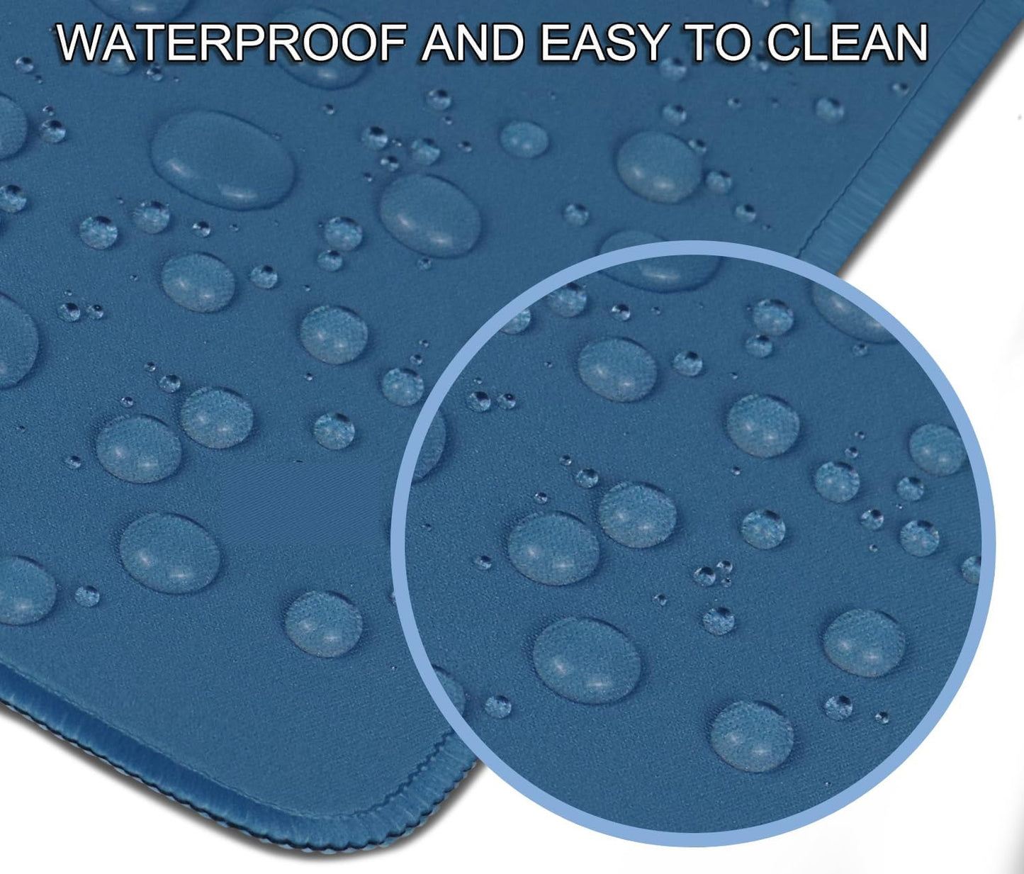 Large Gaming Mouse Pad, XXL Extended Computer Keyboard Mouse Mat with Stitched Edges, 31.5" x 15.7" Non-Slip Waterproof Rubber Base Office Big Long Mousepad for Work, Game, Office, Home, Black