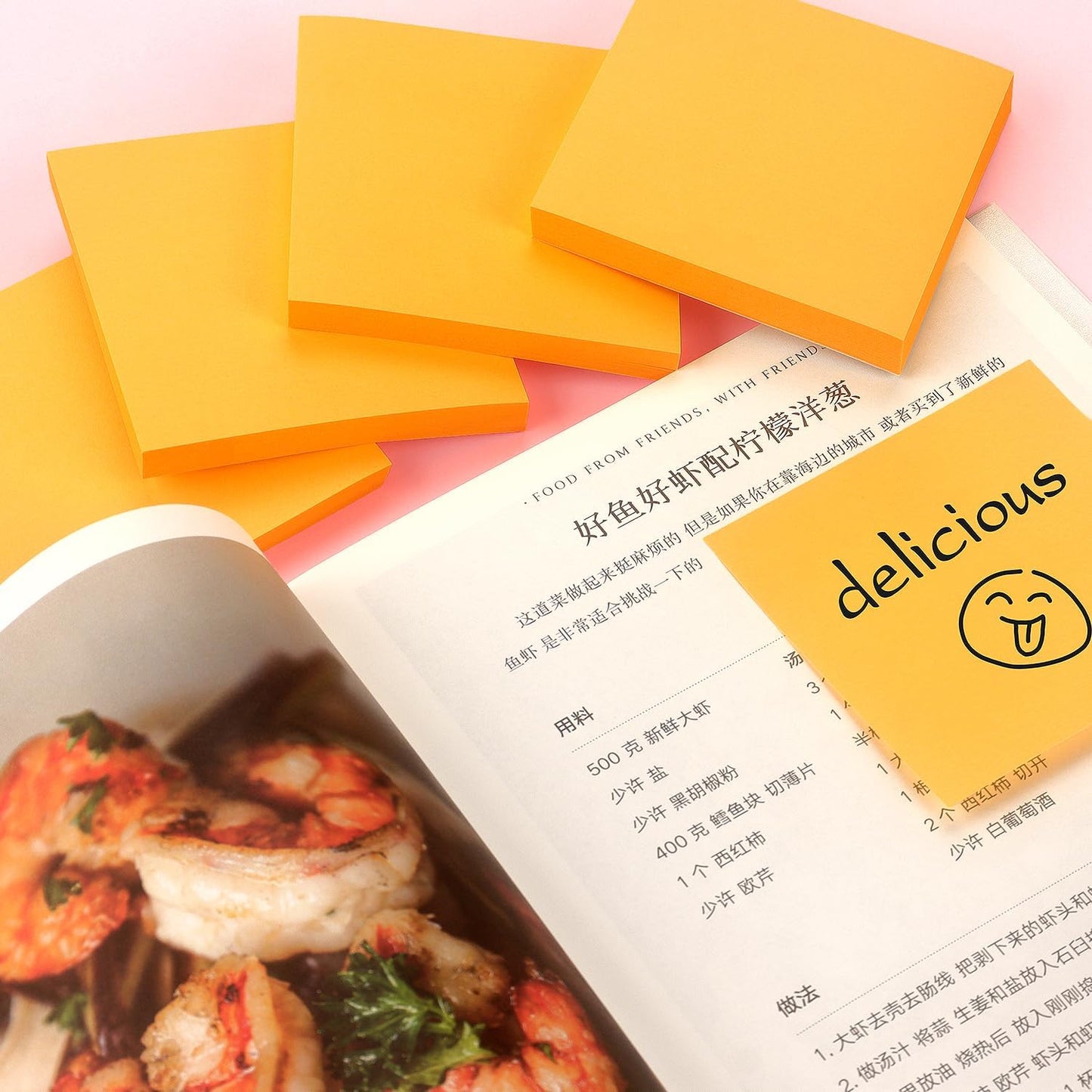 Osboo Sticky Notes 3x3 Pop Up Self-Stick Notes Pads with 6 Bright Colors, Easy to Post for Office, School, Home, 6 Pads/Pack, 100 Sheets/Pad(Pop Up)