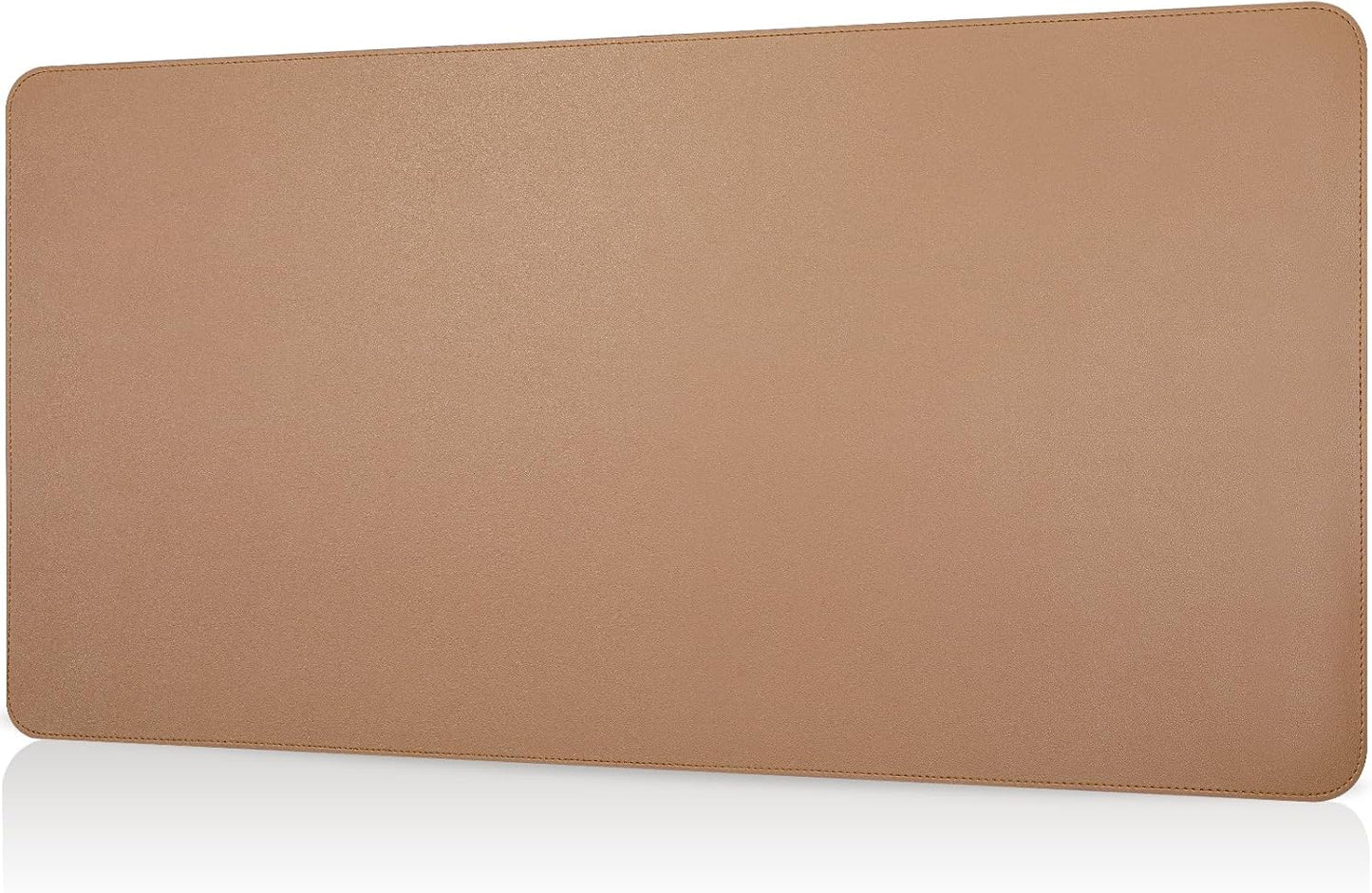 Dual-Sided Desk Pad, Large Mouse Pad - Natural Cork & PU Leather Non-Slip Waterproof Desk Mats for Office and Home (Blue, 31.5" x 15.7")