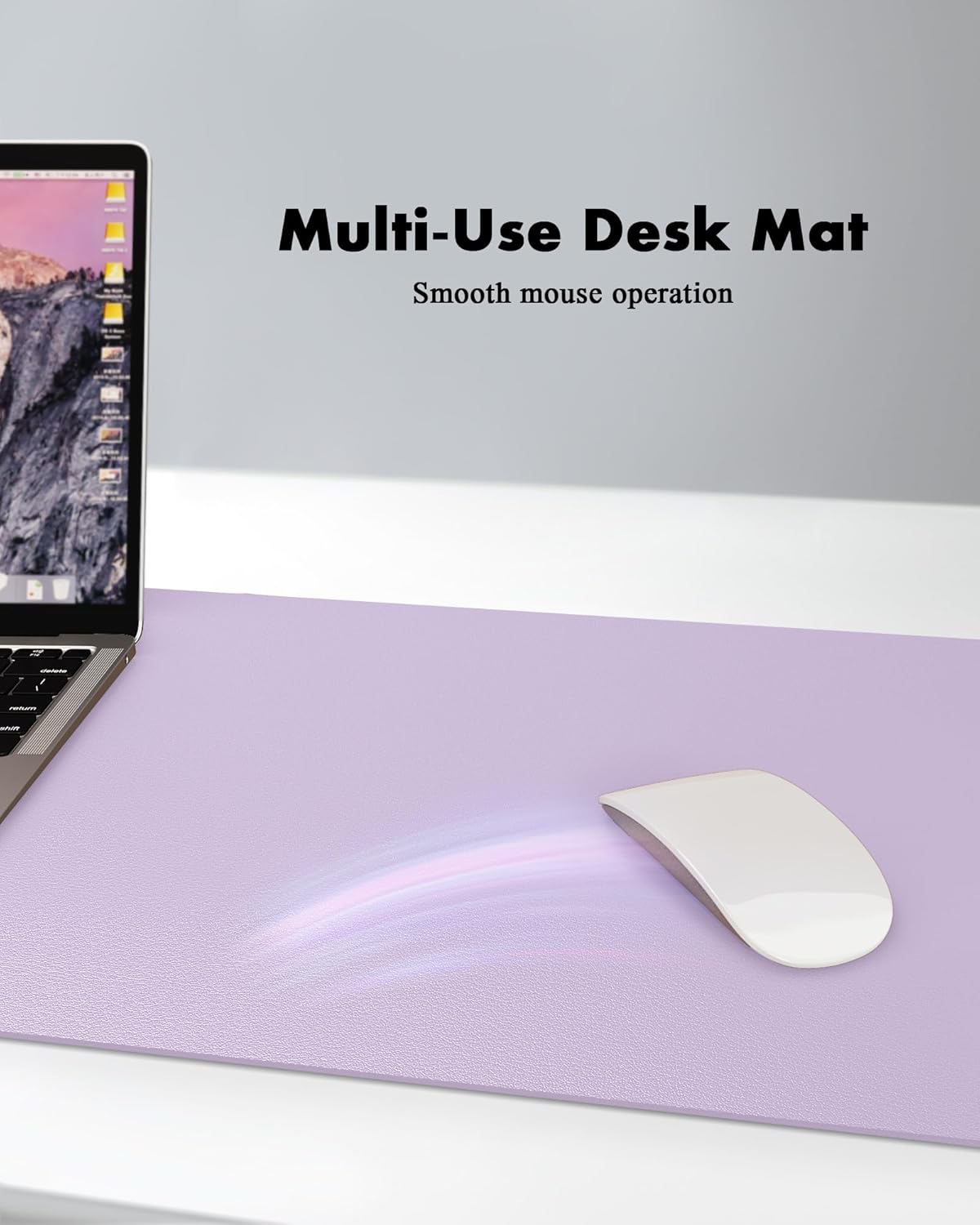 YSAGi Double-Sided Desk Pad, 31.5"x15.7"Leather Desk Mat, Eco Cork Desk Pad Protector,Large Mouse Pad,Waterproof Desk Blotter for Office/Home(Coffee)