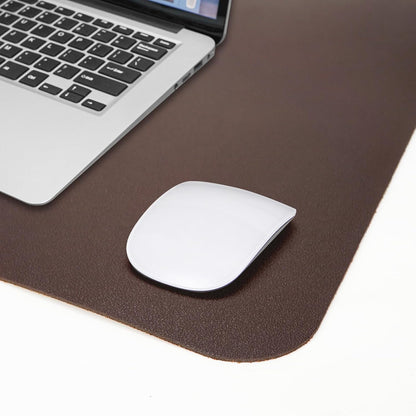 AFIING Large Desk Mat 47" x 17", Dual-Sided Natural Cork & PU Leather Desk Pad, Non-Slip Waterproof Mouse Pad for Office, Home & Gaming, Black