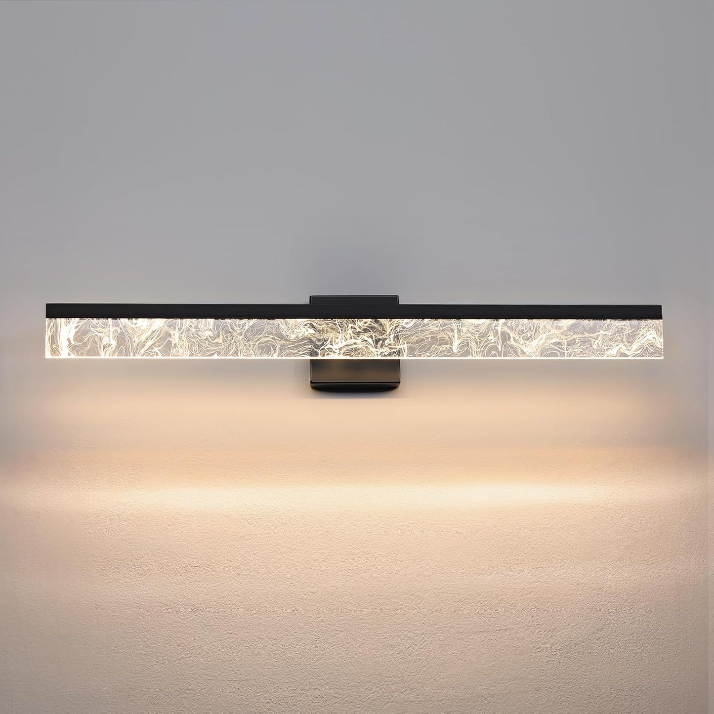 AIJIASI 39-Inch Brushed Gold Vanity Light Fixture, 28W Dimmable LED Modern Light Bar for Bathroom Mirror, Restroom, Bedroom (3000K)
