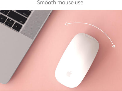 RENMTURE Dual-Sided Mouse Pad, Natural Cork & PU Leather Large Desk Pad for Office and Home Work, Desk Protector Non-Slip, Waterproof, Easy Clean (Olive Green, 32"x16")