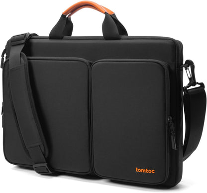 tomtoc 360 Protective Laptop Shoulder Bag for 16-inch MacBook Pro M5/M4/M3/M2/M1 Pro/Max 2026-2019, Water-resistant Sleeve for Dell XPS 15 Surface Book 3 The New Razer Blade 16