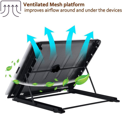 Metal Mesh Stand for A4 LED Tracer Pad, Ventilated Metal Holder for Laptop, Tablet, Animation Art Sketching Drawing Tracing LED Light Box Board, Books Holder, Diamond Painting Light Pad