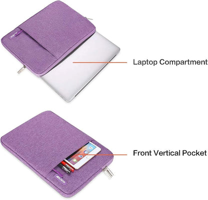 MOSISO Laptop Case 15 inch, 15 inch Laptop Sleeve Compatible with MacBook Air M5 A3448 M4 A3241 M3 A3114 M2 A2941 2026-2023, Dell XPS, Polyester Vertical Computer Sleeve Bag with Pocket, Black - Colors A