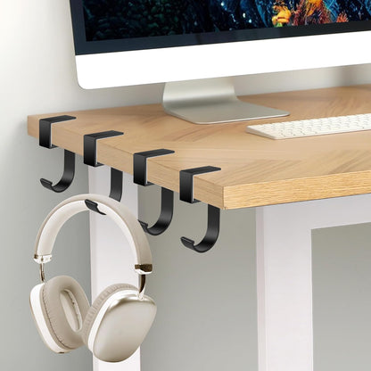 2PCS Purse Hook for Table - Heavy Duty Purse Hanger for Table High-Strength Alloy Materials Purse Holder for Desk Can Hook Bags, Umbrellas, Keys, Cups and Headphone