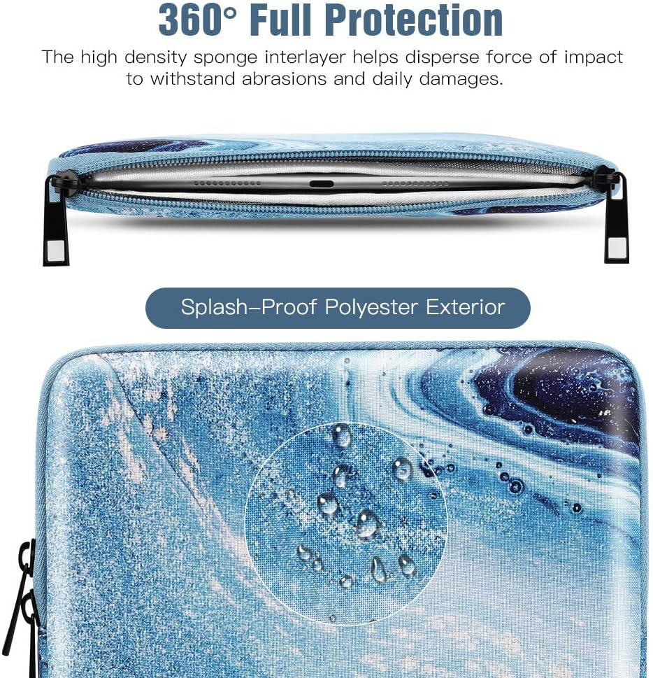 TiMOVO 9-11" Tablet Sleeve Bag for iPad 11-inch A16 2025, iPad 10.9"/10.2"| Air 11 Inch/5th/4th Gen. 10.9", Galaxy Tab A9+/A11Plus 11", Protective Bag Fit Smart Keyboard, Dusty Blue