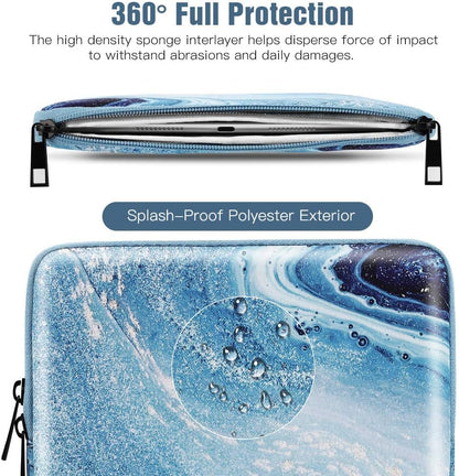 TiMOVO 9-11" Tablet Sleeve Bag for iPad 11-inch A16 2025, iPad 10.9"/10.2"| Air 11 Inch/5th/4th Gen. 10.9", Galaxy Tab A9+/A11Plus 11", Protective Bag Fit Smart Keyboard, Dusty Blue