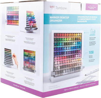 Tombow 56840 Marker Desktop Organizer , White