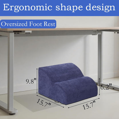 Foot Rest for Under Desk at Work.Multifunctional 3-Tier Foot Stool,with Washable Footrest.for Under Desk,Office Chair Gaming Chair & Sofa,Leg Elevation Pillow,Supports Posture-Brown