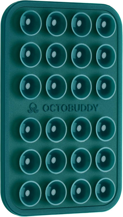 OCTOBUDDY Classic - Silicone Suction Phone Case Adhesive Mount - Hands-Free, Strong Grip Holder for Selfies and Videos - iPhone and Android Compatible - 2.25″ x 3.25″, Chalk Pink