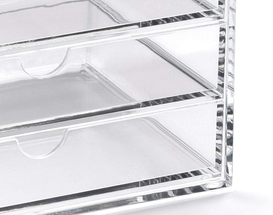 Osco X-Small Clear Acrylic Triple Drawer, (X-Small), A3274