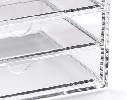 Osco X-Small Clear Acrylic Triple Drawer, (X-Small), A3274