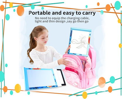 Light Box for Tracing A4,Drawing Pad Dimmable Brightness Indoor or Outdoor for Artists,Drawing,Sketching,Animation and X-ray Viewing (Black)