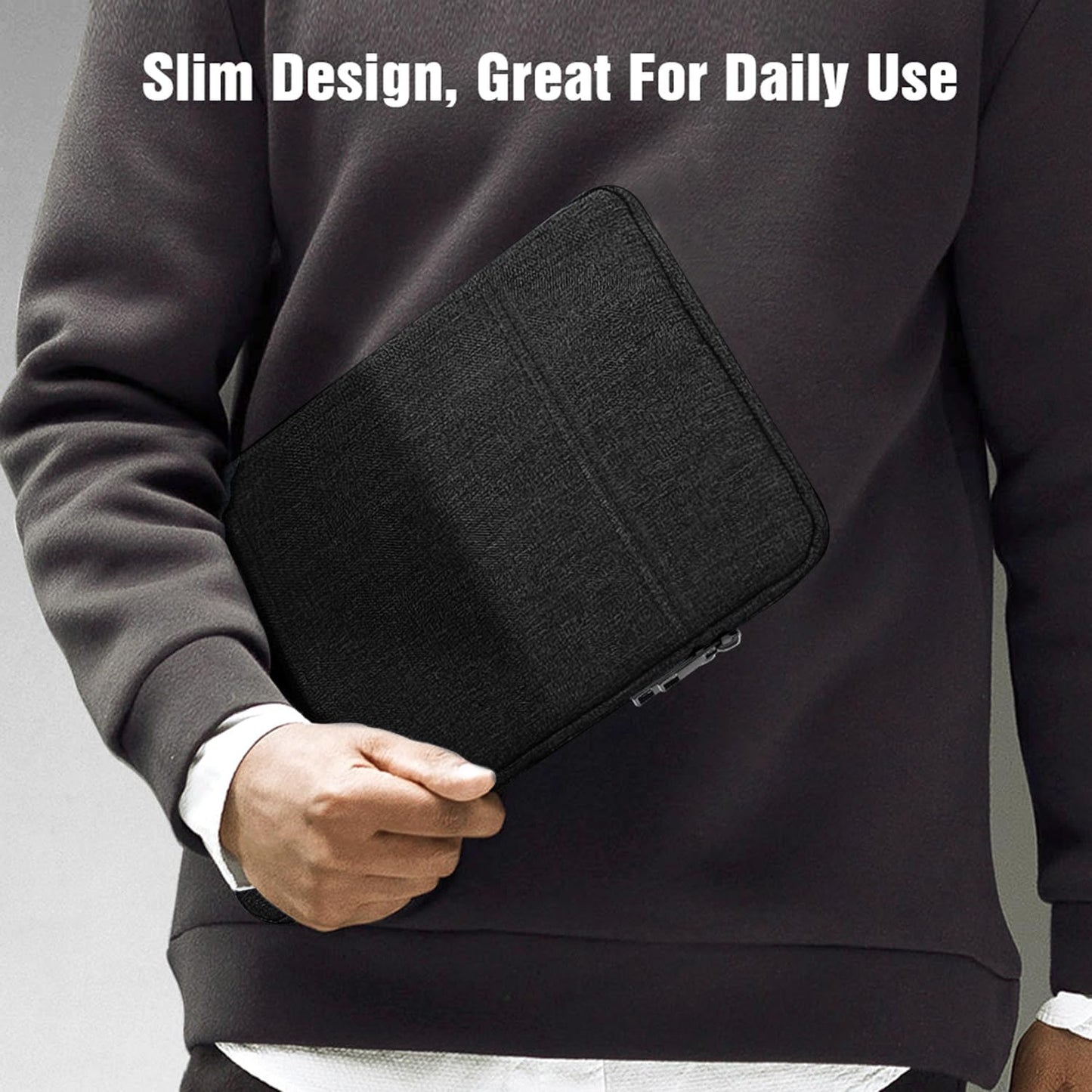 TiMOVO 9-11" Tablet Sleeve Bag for iPad 11-inch A16 2025, iPad 10.9"/10.2"| Air 11 Inch/5th/4th Gen. 10.9", Galaxy Tab A9+/A11Plus 11", Protective Bag Fit Smart Keyboard, Dusty Blue