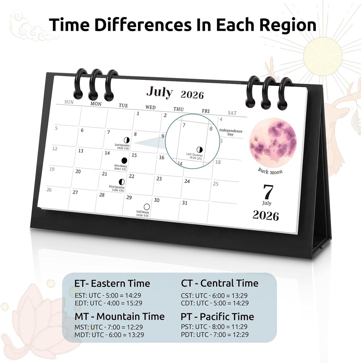 KONVINIT Small Desk Calendar 2026-2027, 6.3" x 3.1", 2026 Desk Calendar - Runs From January 2026 Until December 2027, 24 Months Mini Desktop Calendar for School, Home and Office Supplies