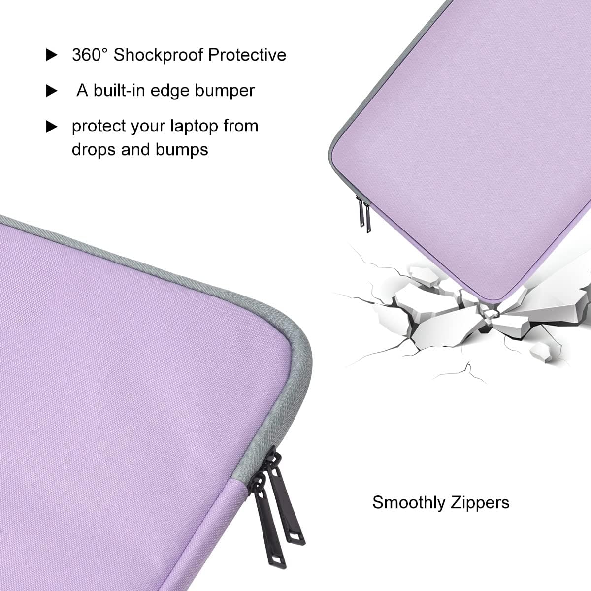 17 17.3 inch Laptop Sleeve Case for HP 17.3 inch Laptop/HP Envy 17 / Pavilion 17, Dell Inspiron 17, Lenovo Ideapad 17.3, ASUS Vivobook 17, 17-in Water-Resistant Computer Notebook Bag
