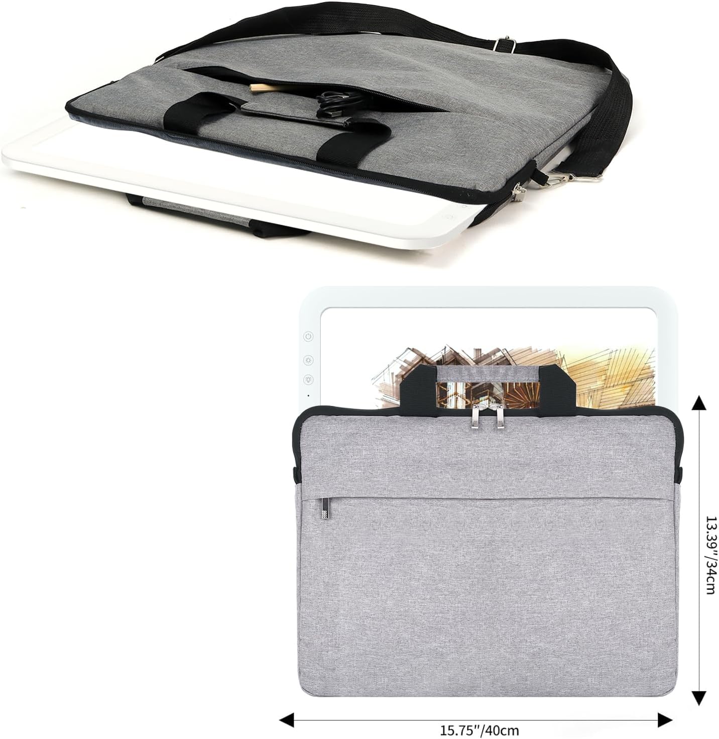 TOHETO A4 Rechargeable Led Super Bright Light Pad Powered by 3500mAh Lithium Battery for Weeding Vinyl Tool, Portable Wireless Light Board/Box for Tracing, Diamond Painting, Sketching & Drawing