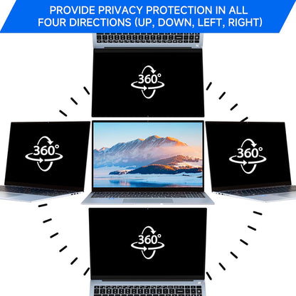 [2-Pack] Privacy Screen For Computer Monitor, 27-Inch 16:9 Aspect Ratio; Anti Spy/Bule Light/Glare And Eye Protection, 2 Install Ways Removable For Office, Airport, Cafe And Other Public Area; Diagonal 27 Inches, Width 23.53 Inches, Height 13.24 Inches
