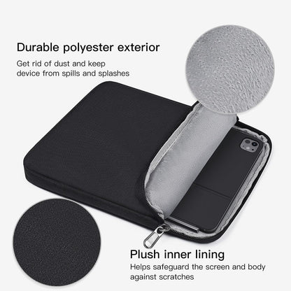 9-11 inch Tablet Sleeve Case for Fire Max 11 Tablet/Kindle Fire HD 10 Plus 10.1", iPad Pro M5 M4 /A16 11-in, iPad Air M2 M3 M4, 10.2 10.5 10.9 iPad Air, Galaxy Tab A9+ Plus, Fit Magic Keyboard -Purple