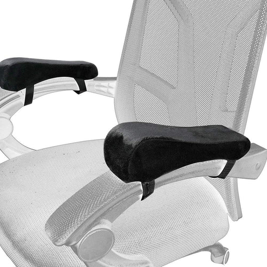 Office Chair Armrest Pads,1 Pair Ergonomic Armrest Pads, Memory Foam Elbow Support Cushions for Computer, Gaming and Desk Chairs